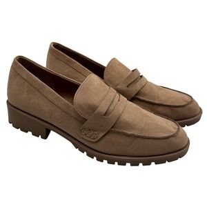Style & Co‎ Womens Loafers Size 7.5M Y2K chunky Suede Casual Comfort Shoes